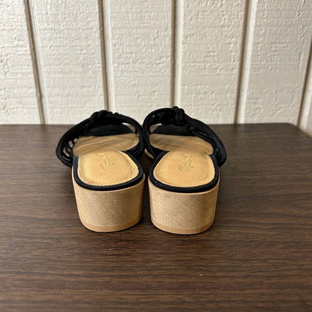 Madewell Dakota Strappy Sandals, size 7.  Scuff on toe area, see pictures. - Picture 5 of 8